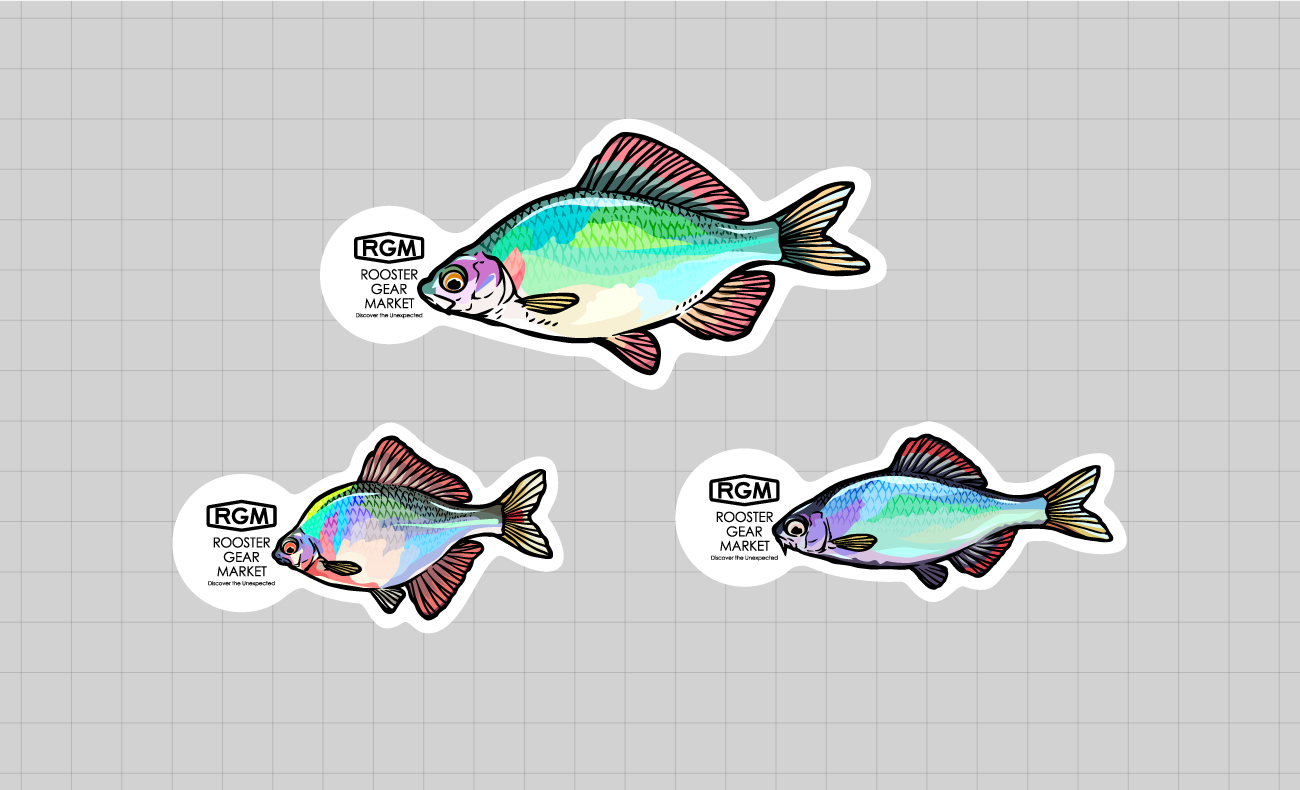 RGM 魚ステッカー